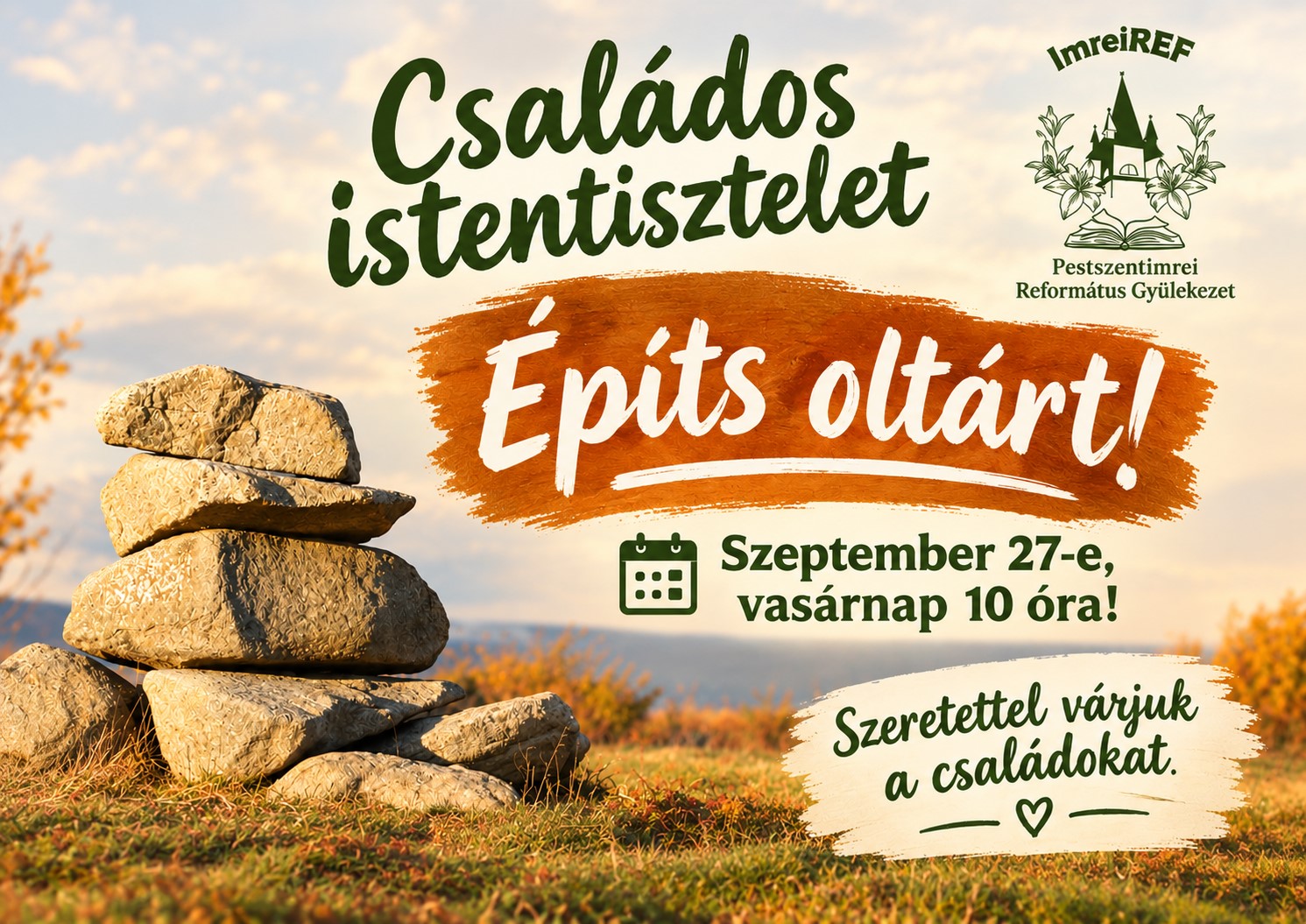 családi istentiszteletszept